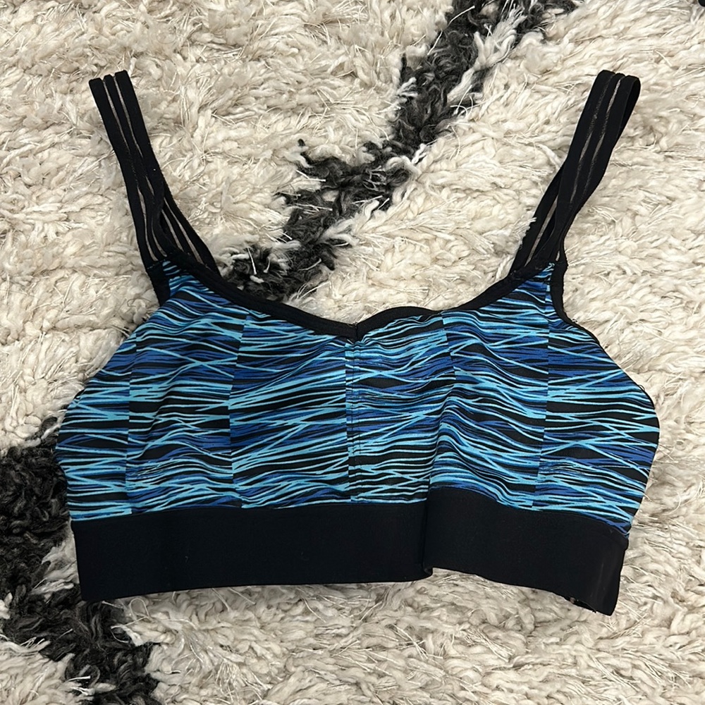 Blue Sports Bra